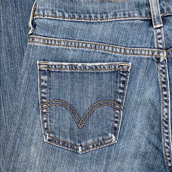 Levi’s 515 Bootcut Stretch Blue Jeans 8M - Picture 6 of 10